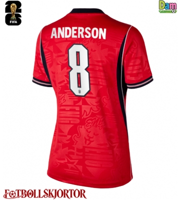 England Elliot Anderson #8 Bortatröja Dam VM 2026 Kortärmad
